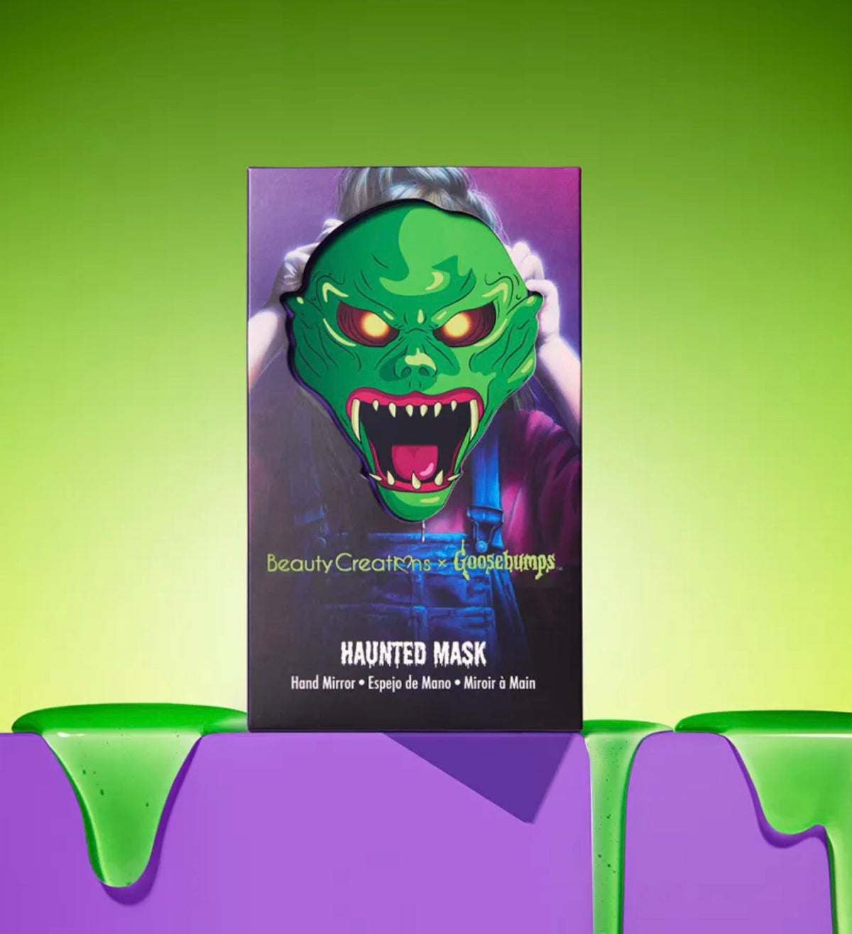 Beauty creations x Goosebumps Haunted mask hand mirror…Msrp-$22