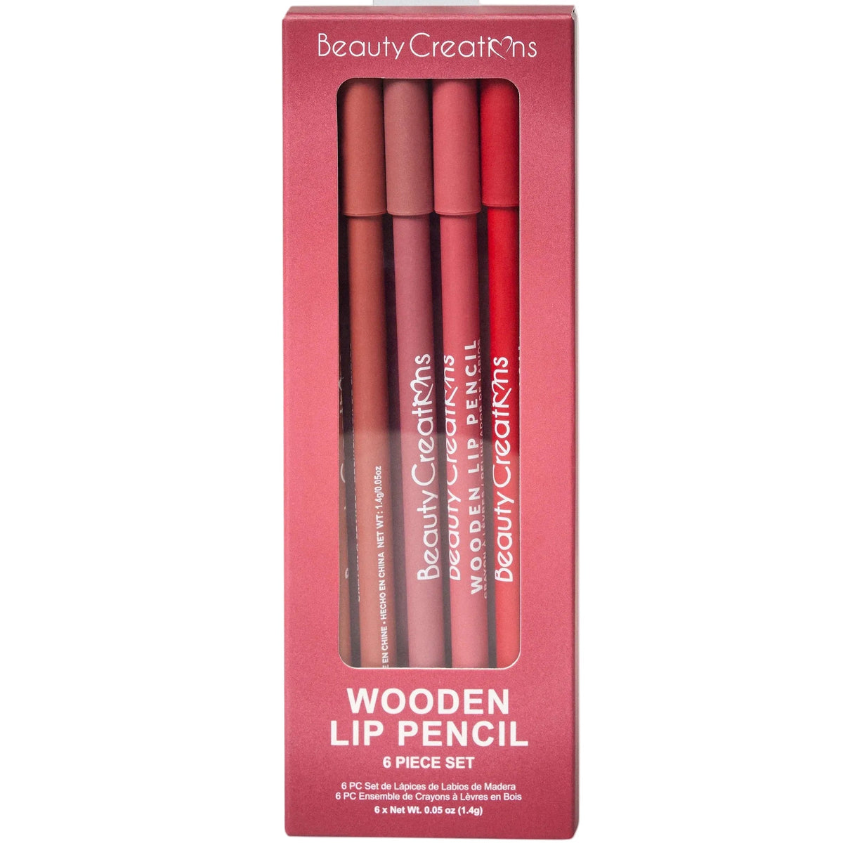 Beauty creations lip liner 6 piece set…Msrp-$20