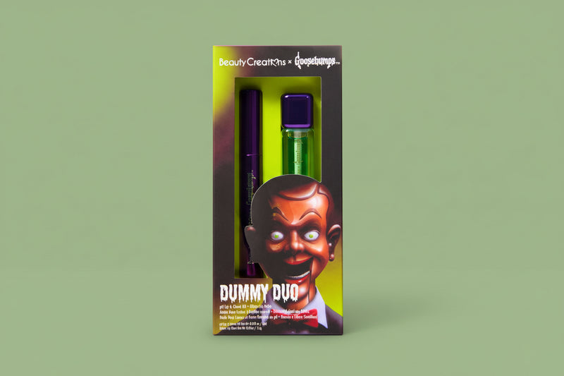 Beauty creations x Goosebumps Dummy Duo lipgloss and balm set…Msrp-$12