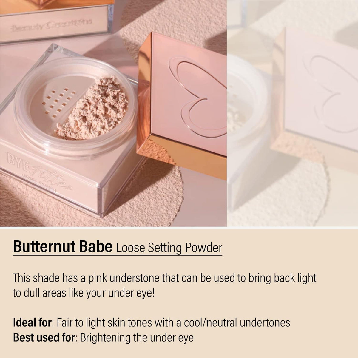 Beauty creations bye filter Butter-melt baked powder… Msrp-$10