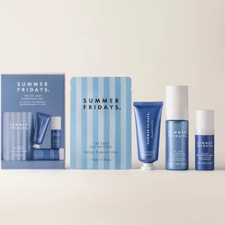 Summer Fridays Free Jet Lag Essentials Set… Msrp-$34