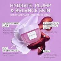 Glow Recipe Plum Plump Hyaluronic Acid Face Cream, Plumping Moisturizer with Peptides, Refillable 50ml….   Msrp-$40