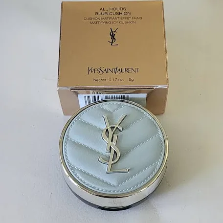 YSL All Hours Blur Cushion Mattifying Icy cushion Msrp-$73