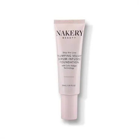 Nakery Beauty Makeup Nakery Beauty Plumping Velvet Serum-Infused Foundation In Medium -Msrp$39