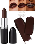 MAC M·A·Cximal Sleek Satin Lipstick in 809 Film Noir…Msrp$25