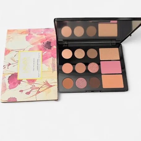 The Laura Geller The Wearables Super Neutral Multi-Finish Eye and Face Palette- Msrp$45