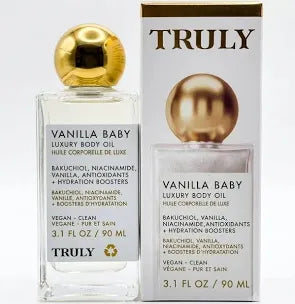 Truly Vanilla Baby Luxury Body Oil 90ml- Msrp$38