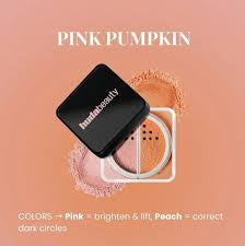 Huda Beauty Easy Bake Loose Powder Brightening + Correcting Duo in the shade Pink Pumpkin…Msrp$42 LIMITED EDITION